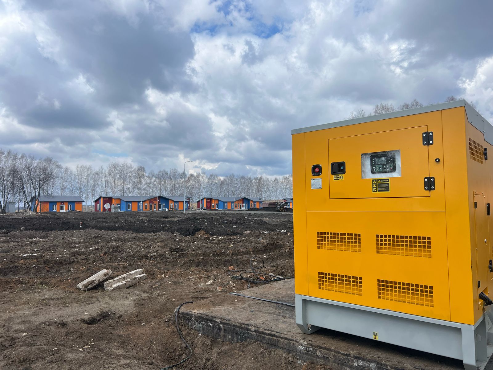 Поставка дизельного генератора мощностью 300 кВт в качестве резервного источника питания для детского лагеря
